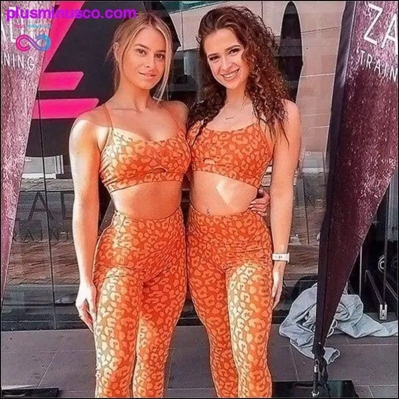 2 Piece Sexy Sports Bra High Waist Yoga Leggings ||