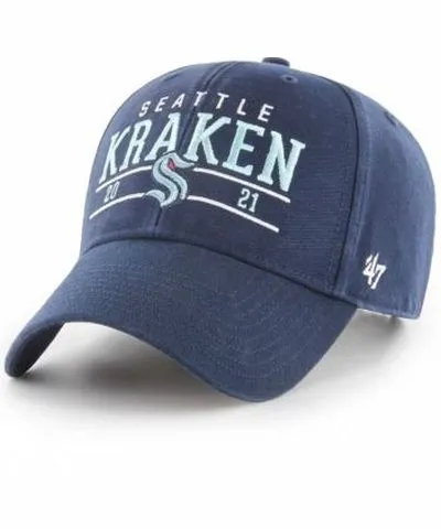 '47 Men's NHL Deep Sea Seattle Kraken Centerline MVP Adjustable Hat