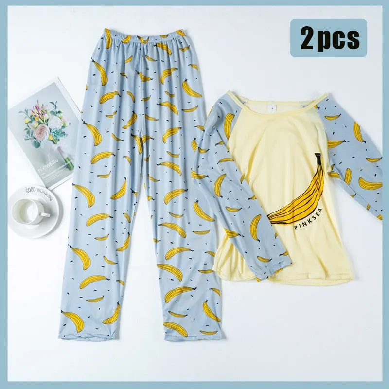 7 Piece Sleepwear Set - Sexy Lingerie and Pajamas