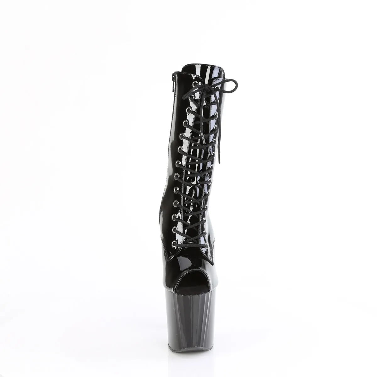 8 Inch Heel ENCHANT-1041 Black Patent