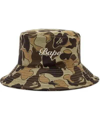 A Bathing Ape Women's Cookie Camo 2 Bucket Hat