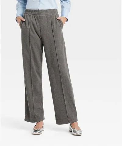 A New Day Women's High-Rise Straight Leg Pull-On Pants