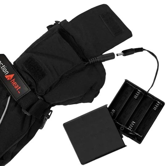 ActionHeat Men's AA Battery Heated Gloves in Black