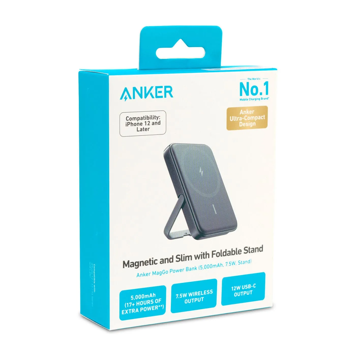 Anker - MagGo 5K Power Bank w/ Stand