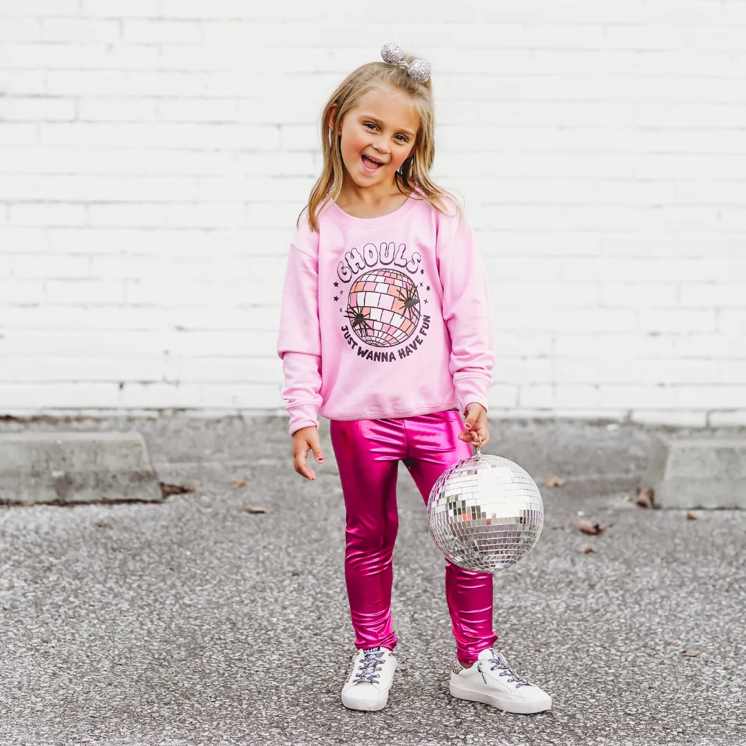 APPAMAN LEGGINGS | METALLIC FUCHSIA