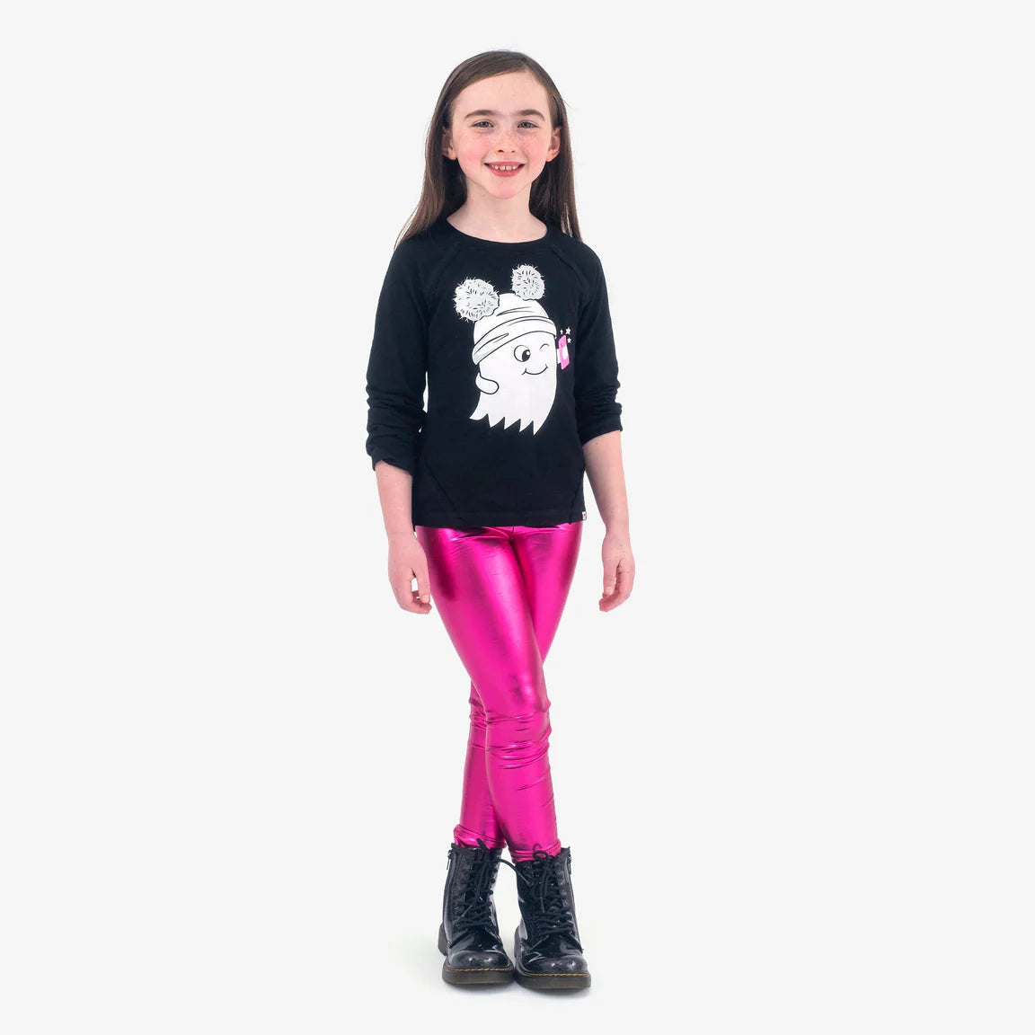 APPAMAN LEGGINGS | METALLIC FUCHSIA