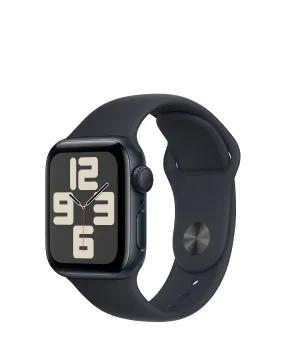 Apple Watch SE GPS 40mm Midnight Aluminium Case with Midnight Sport Band - S/M | Simply Be