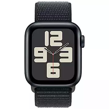 Apple Watch SE GPS 40mm Midnight Aluminium Case with Midnight Sport Loop | Kaleidoscope