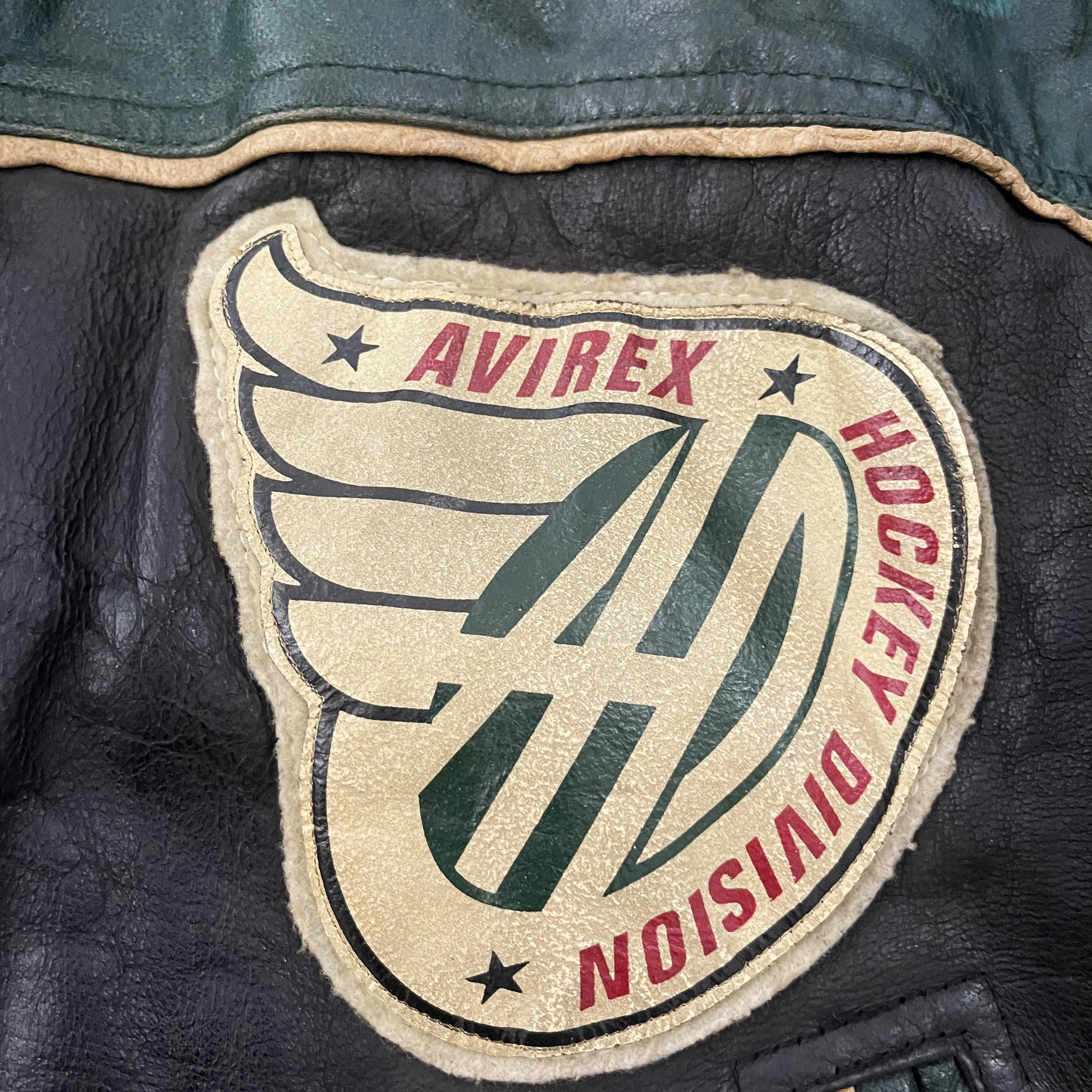 Avirex Leather Varsity Jacket