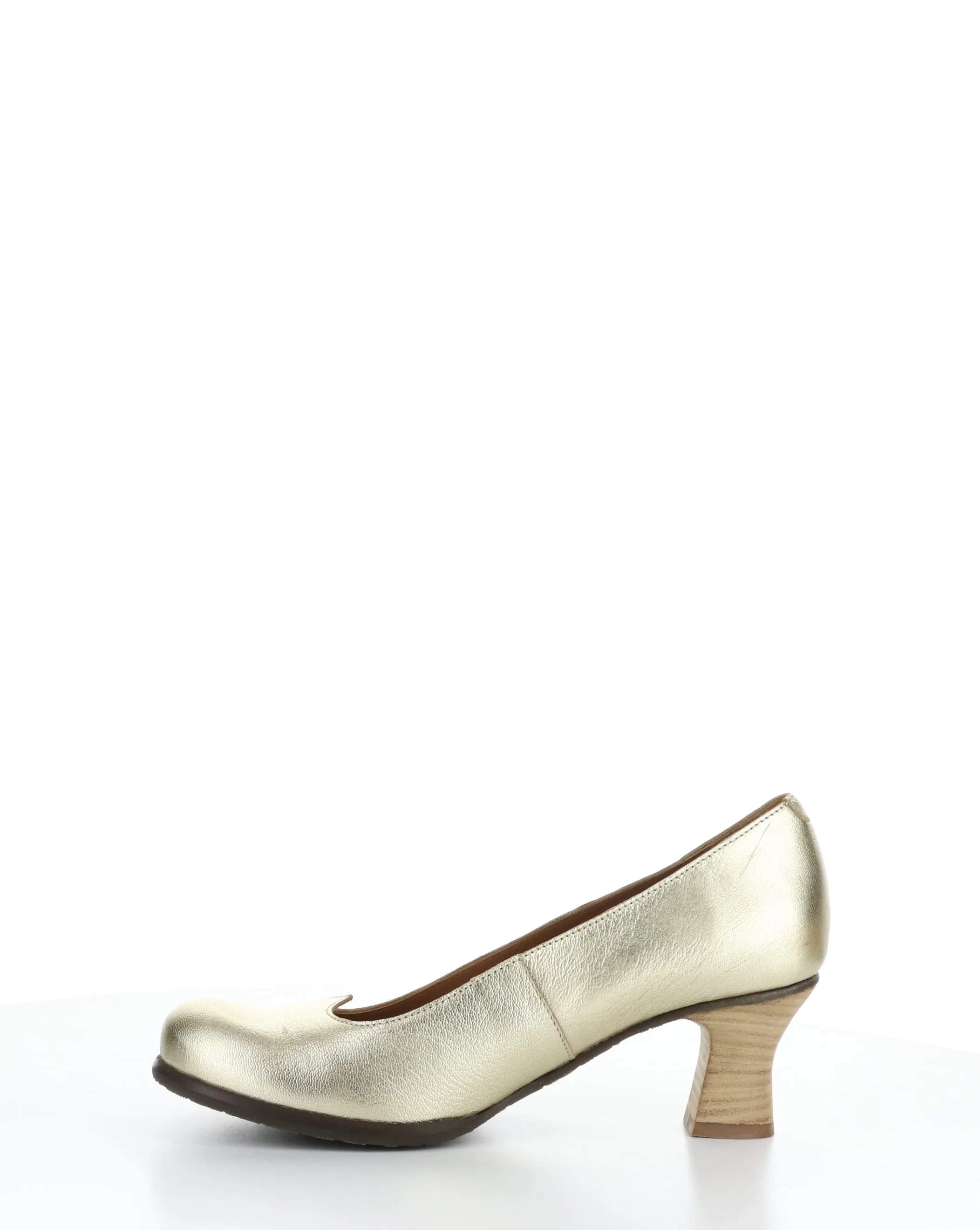 BAZE086FLY 000 GOLD Round Toe Shoes