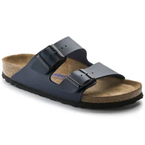 BIRKENSTOCK ARIZONA SOFT FOOTBED BLUE BIRKO-FLOR