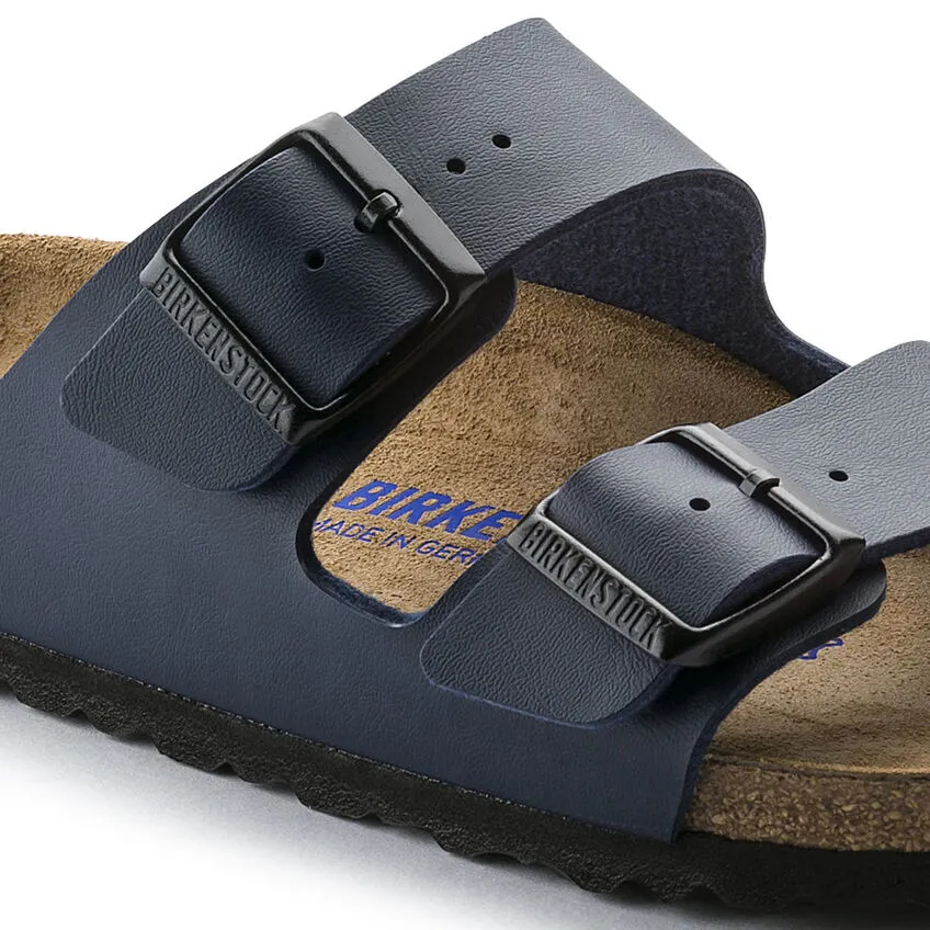 BIRKENSTOCK ARIZONA SOFT FOOTBED BLUE BIRKO-FLOR