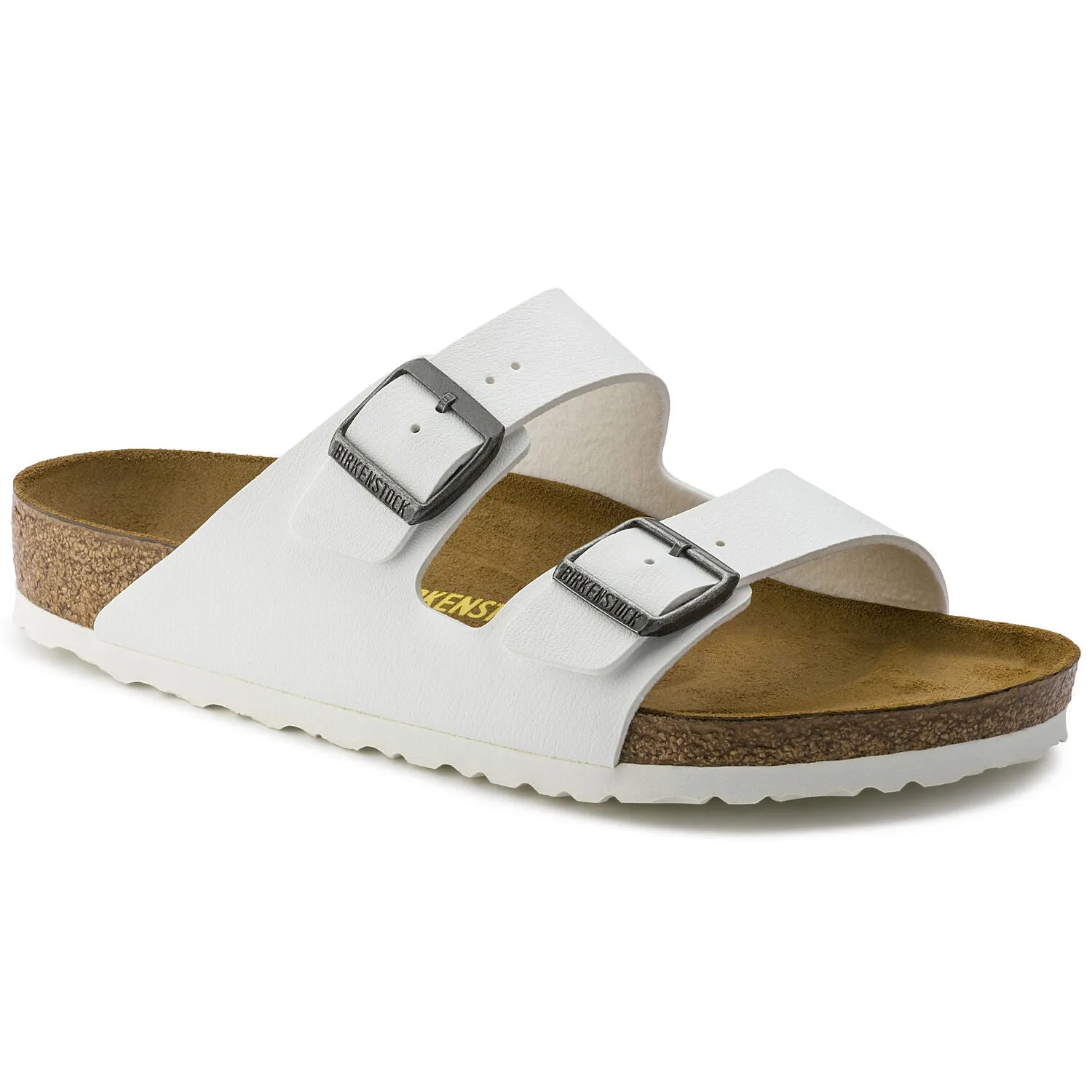 BIRKENSTOCK ARIZONA WHITE BIRKO-FLOR