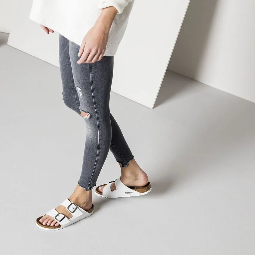 BIRKENSTOCK ARIZONA WHITE BIRKO-FLOR