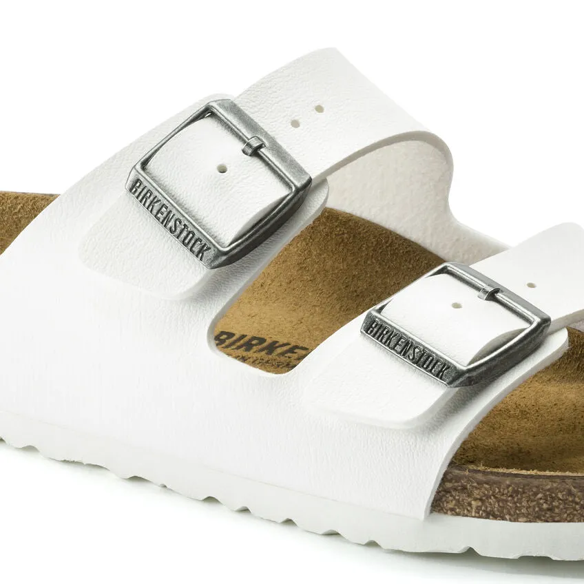 BIRKENSTOCK ARIZONA WHITE BIRKO-FLOR