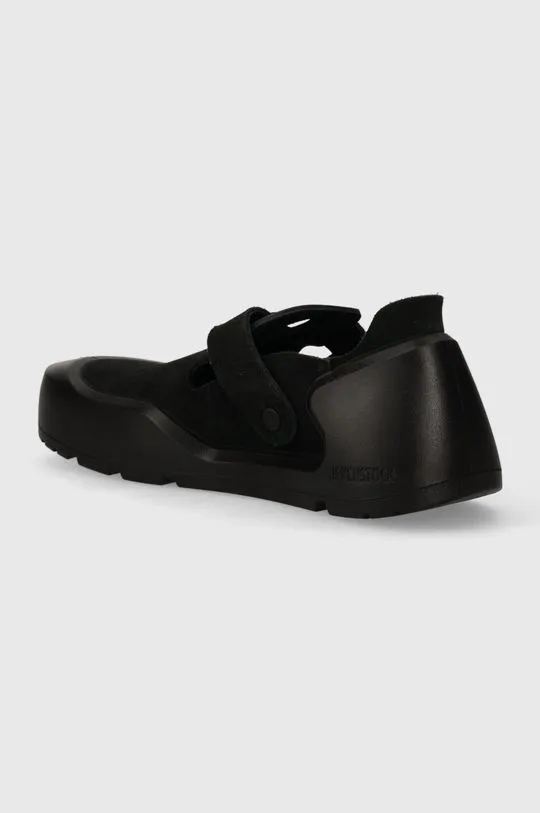 Birkenstock nubuck half-shoes Reykjavik black color 1027471