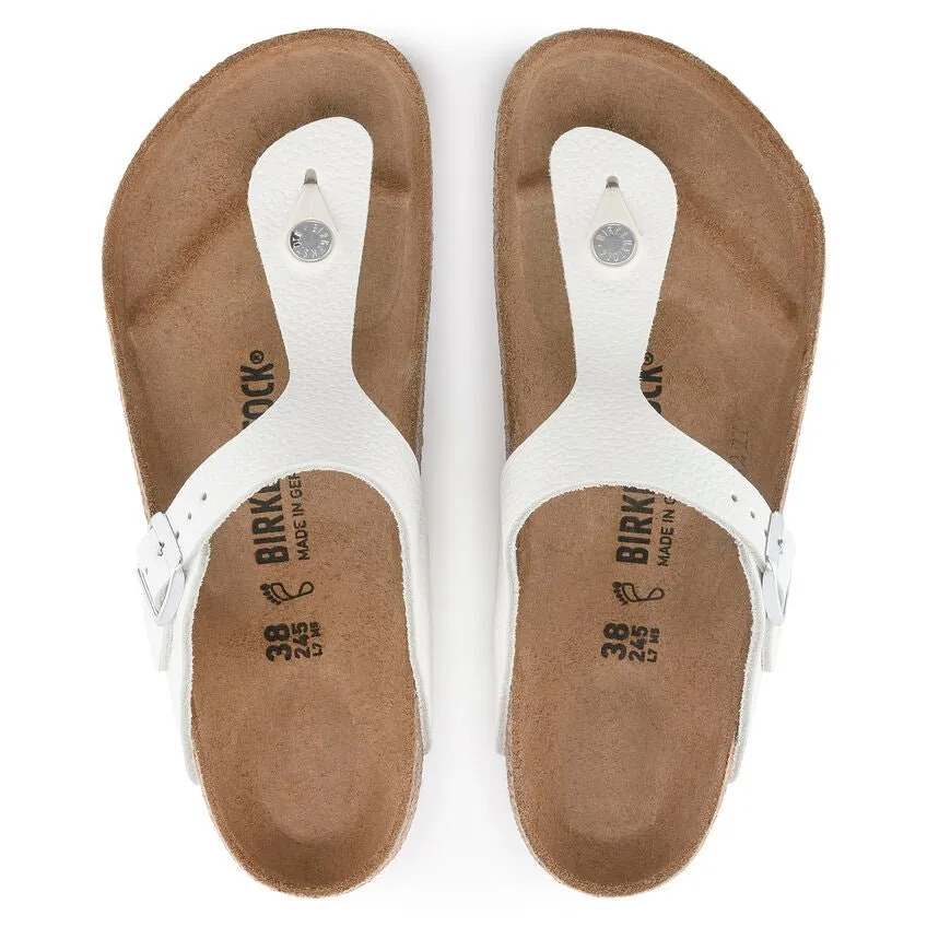 Birkenstock Women's Gizeh - White Leather