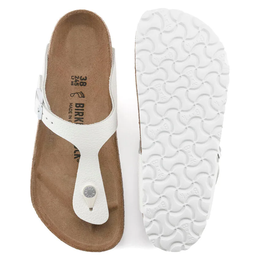 Birkenstock Women's Gizeh - White Leather