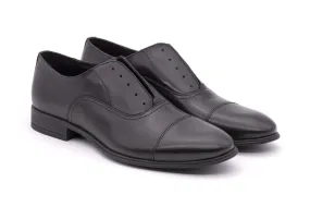 Black slip on Oxford