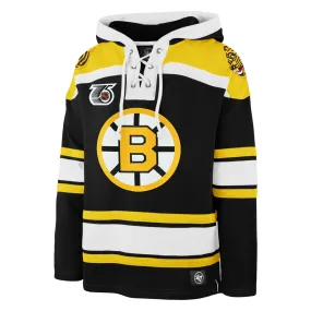 BOSTON BRUINS VINTAGE RETRO FREEZE SUPERIOR '47 LACER HOOD