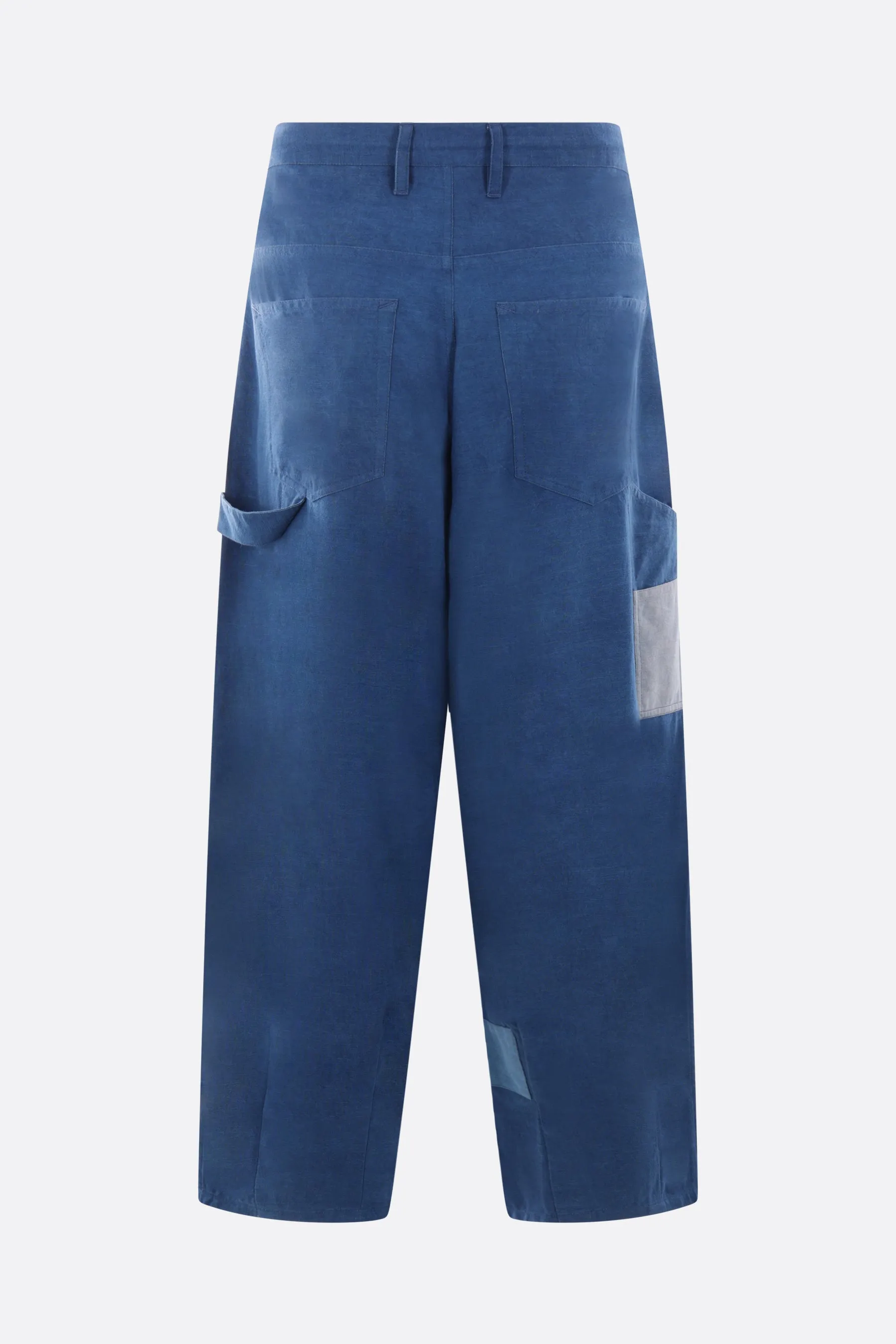 Carpenter overisezed pants in organic canvas