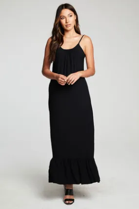 Chaser Heirloom Woven Tiered Low Back Maxi Sundress