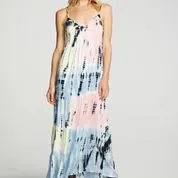 Chaser Heirloom Woven Tiered Ruffle Maxi Dress