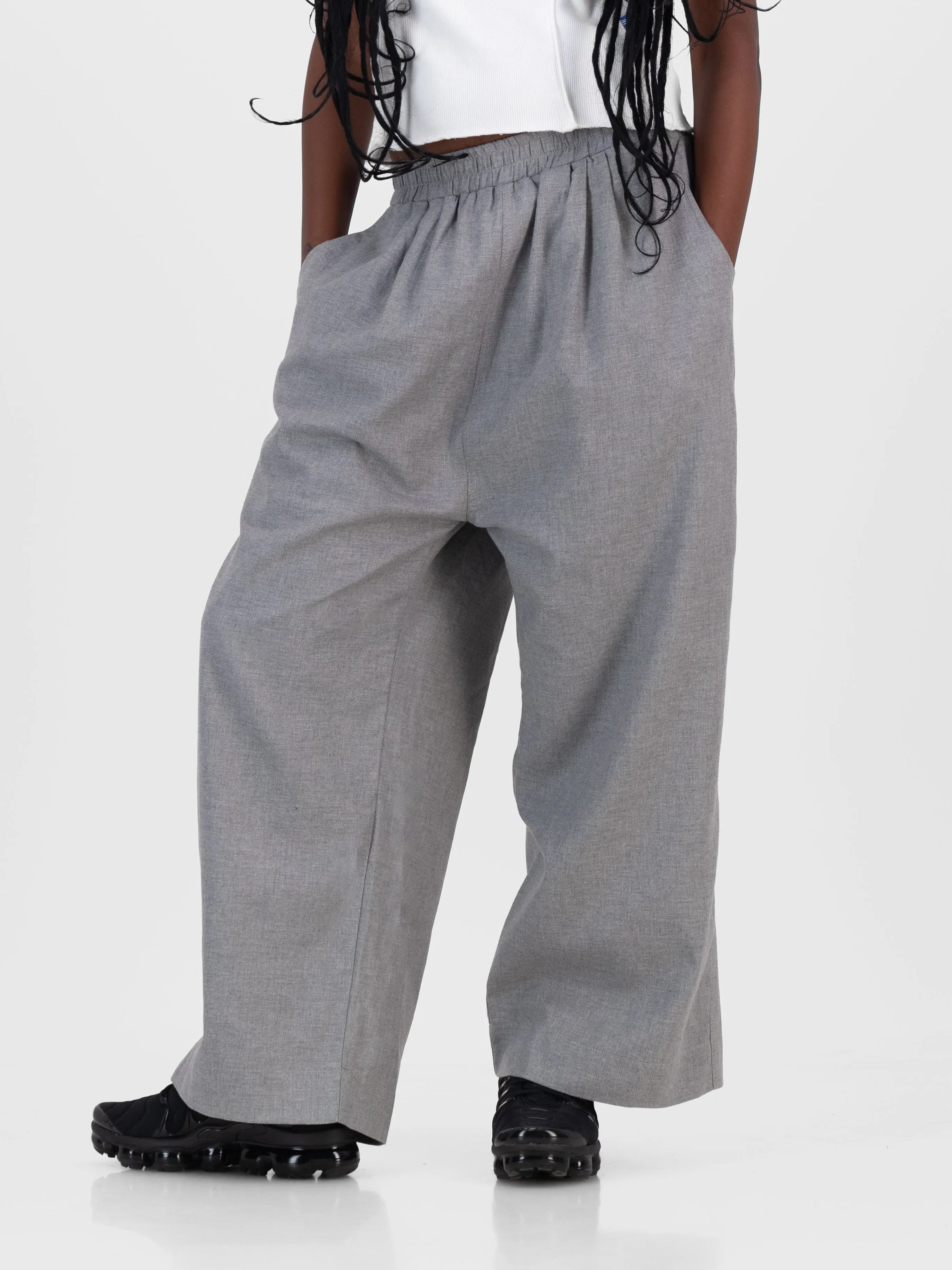 Cocoon Suit Trouser - Grey