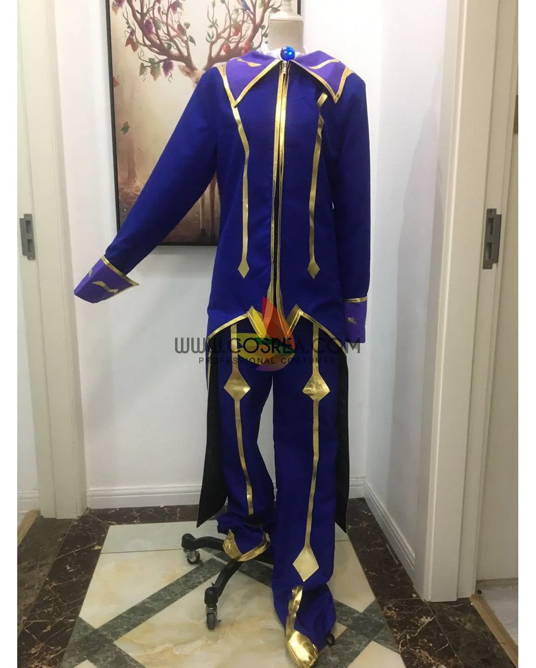 Code Geass Zero Uniform Fabric Cosplay Costume