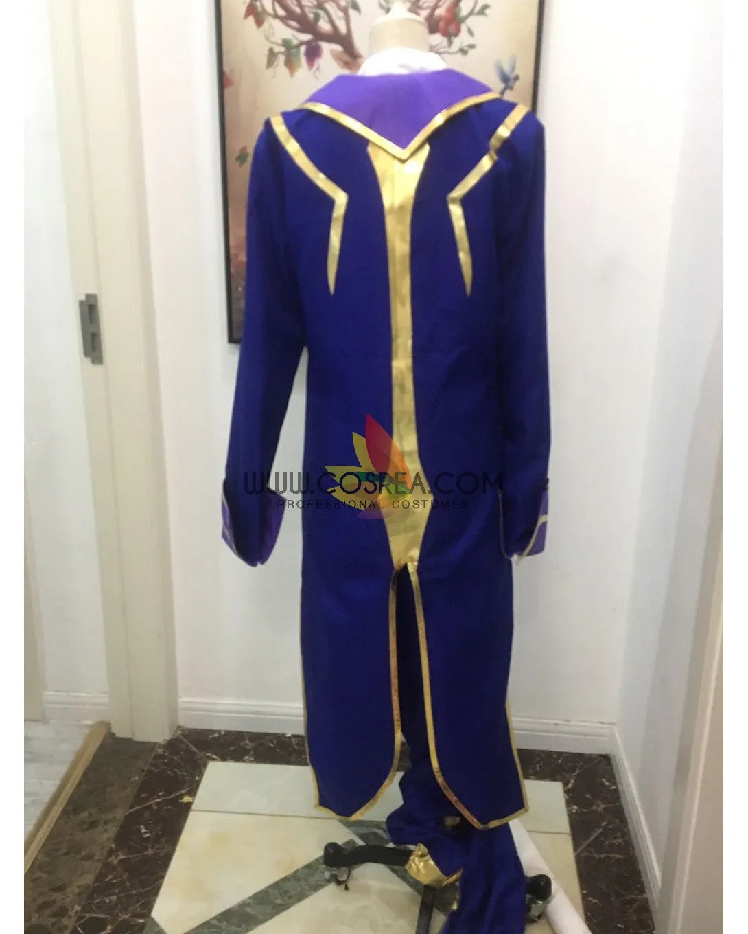 Code Geass Zero Uniform Fabric Cosplay Costume