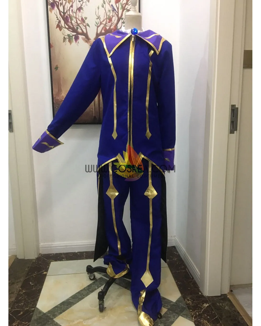 Code Geass Zero Uniform Fabric Cosplay Costume