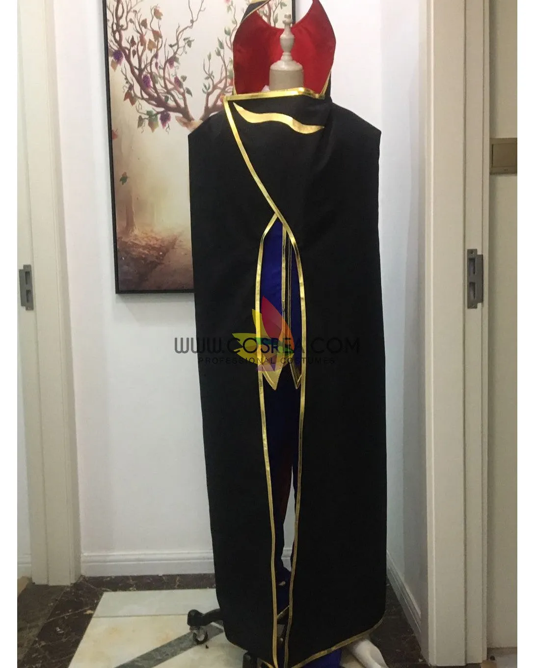 Code Geass Zero Uniform Fabric Cosplay Costume