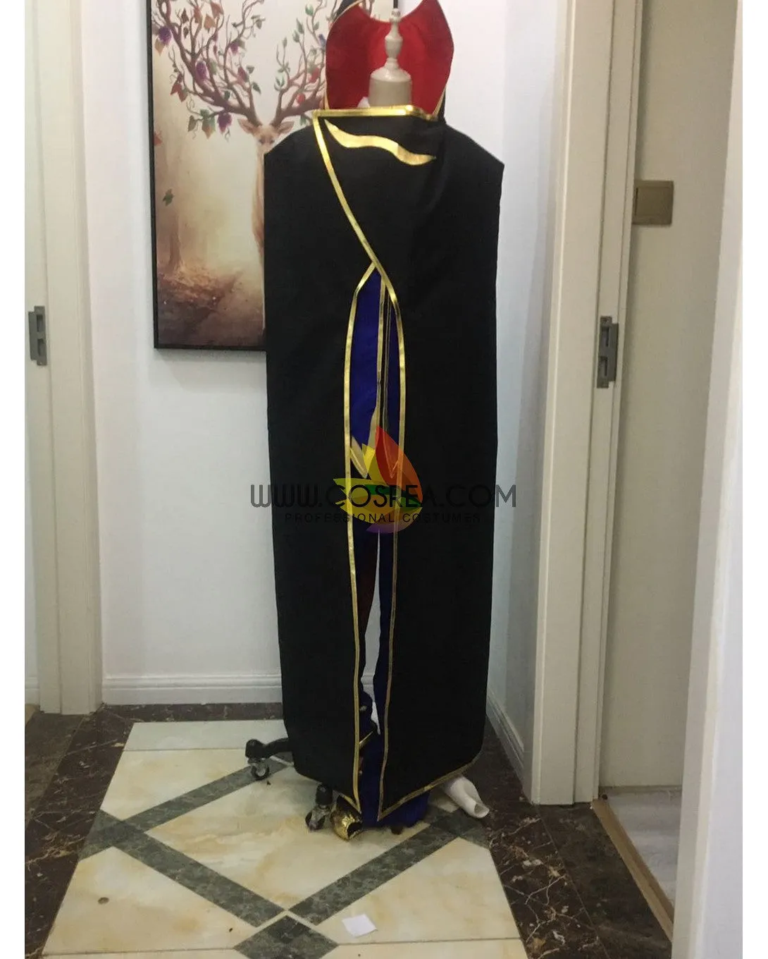 Code Geass Zero Uniform Fabric Cosplay Costume