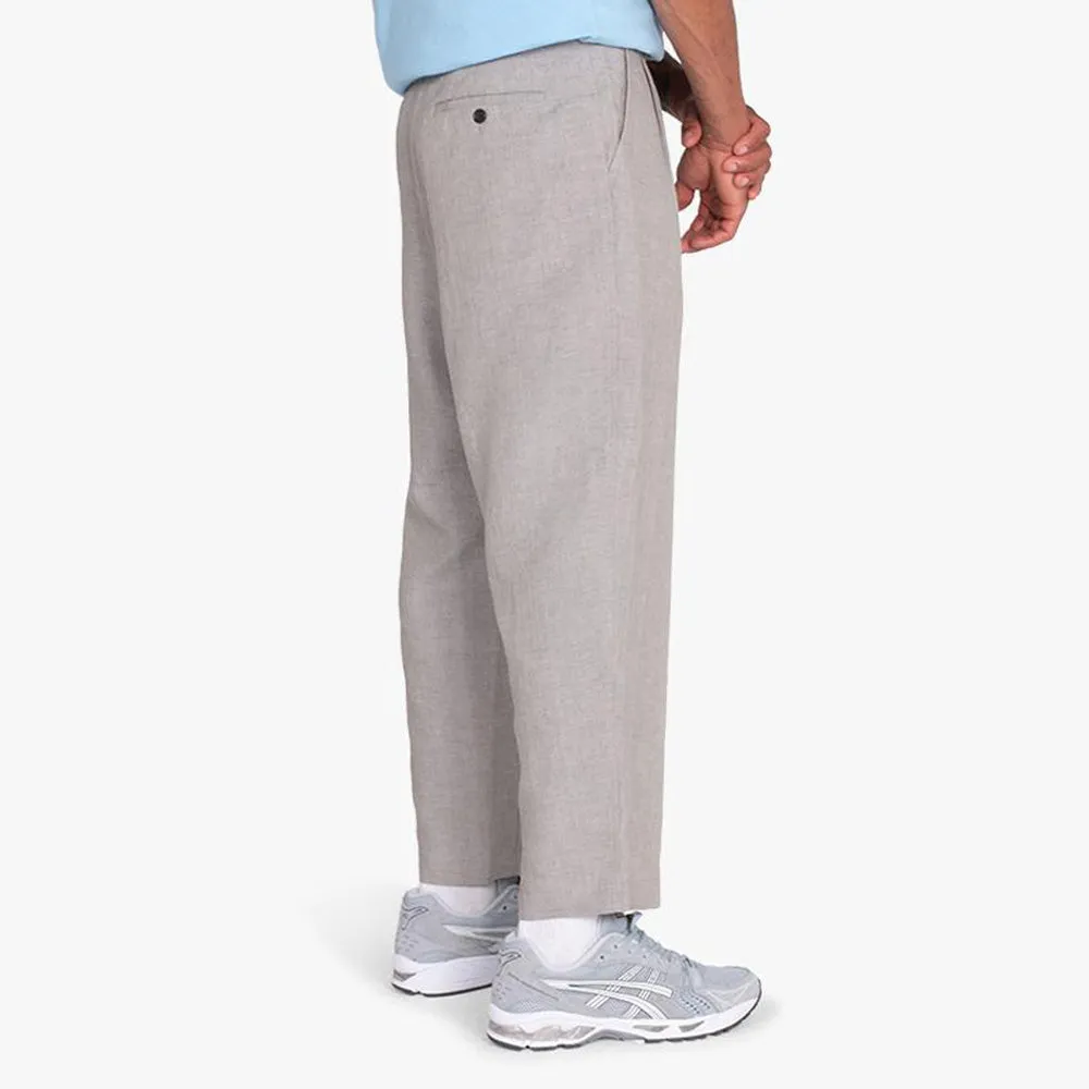 COMME des GARONS HOMME Linen Chambray Pants / Light Grey