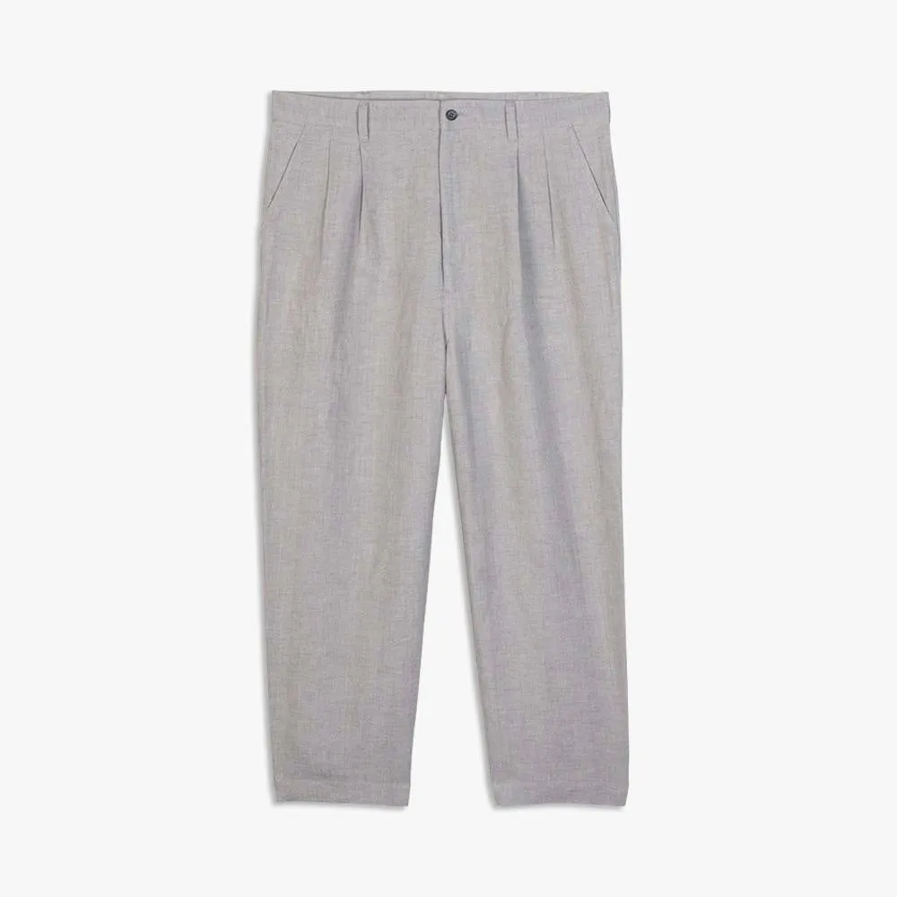 COMME des GARONS HOMME Linen Chambray Pants / Light Grey