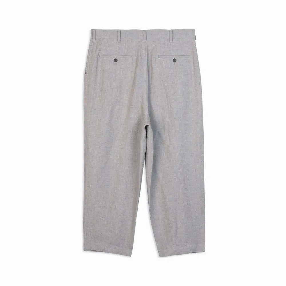 COMME des GARONS HOMME Linen Chambray Pants / Light Grey