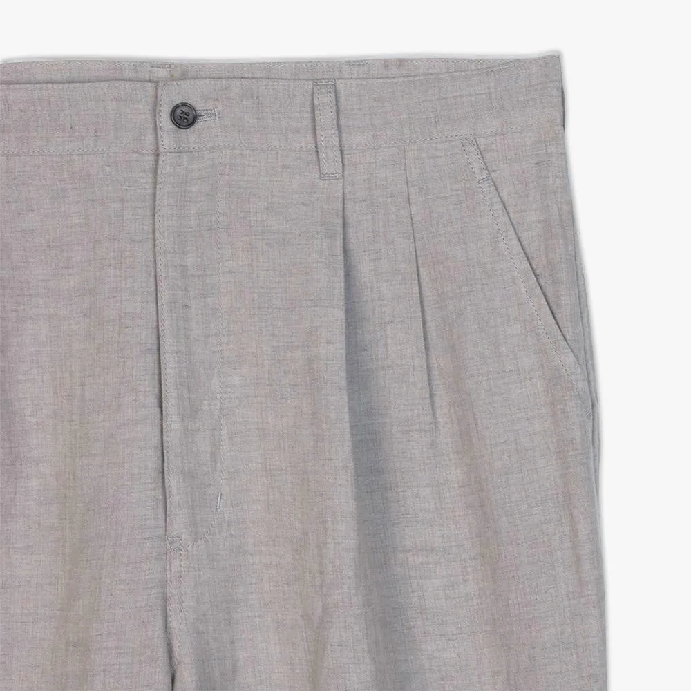 COMME des GARONS HOMME Linen Chambray Pants / Light Grey