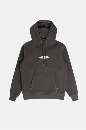 Contrast Stitch Hood Charcoal