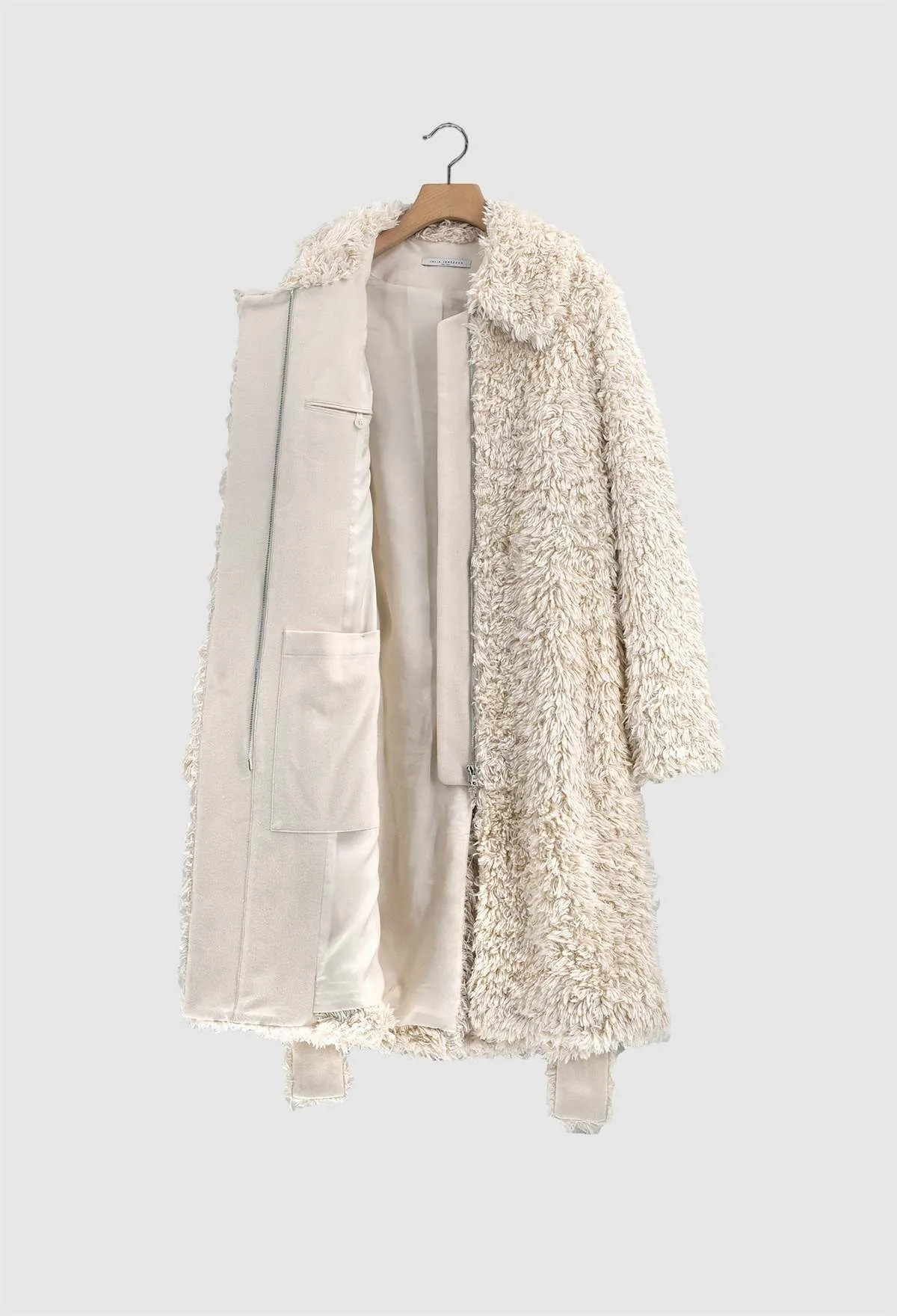 CUMULUS Organic Cotton Coat - Undyed/Greige