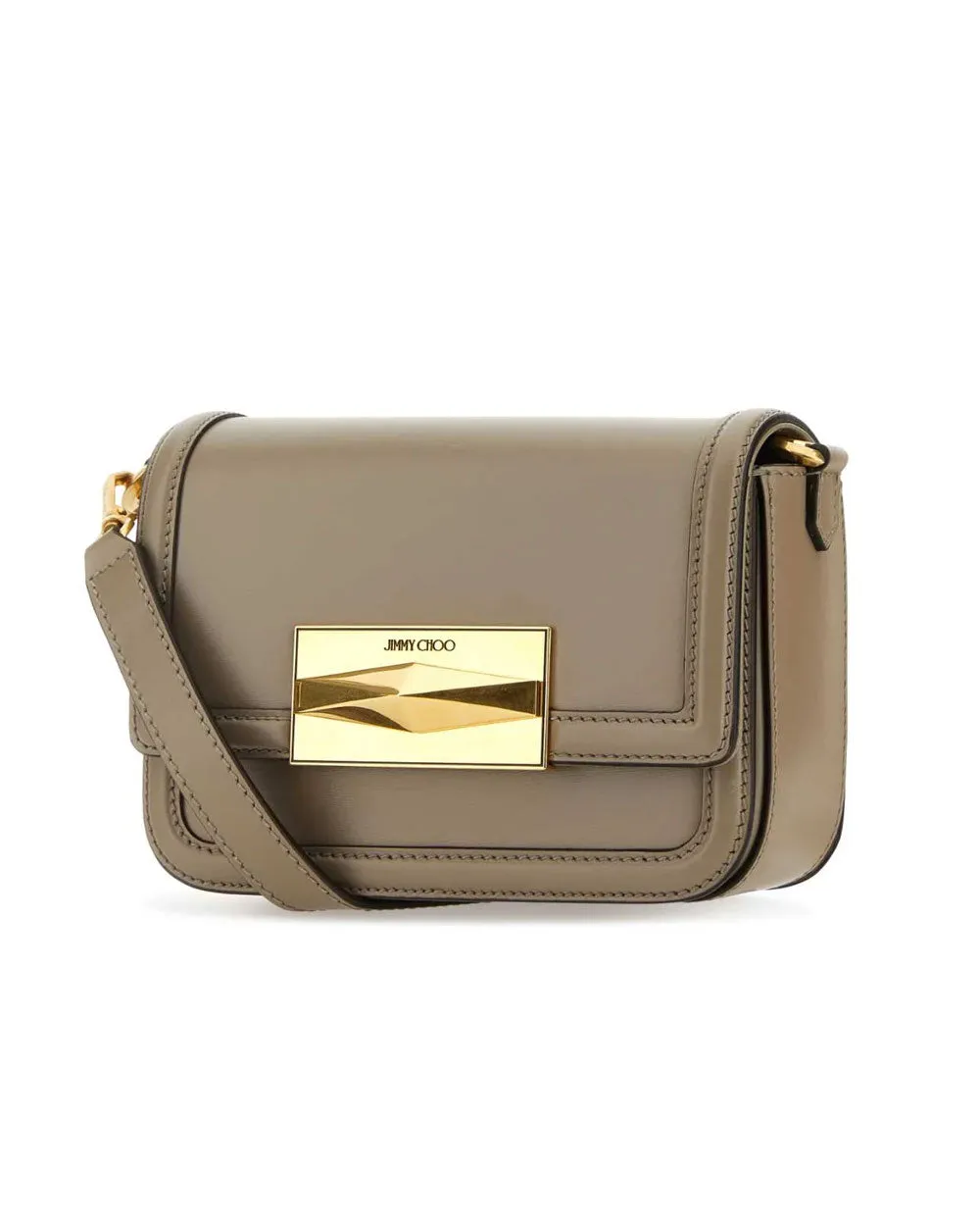 Diamond Crossbody Bag in Taupe