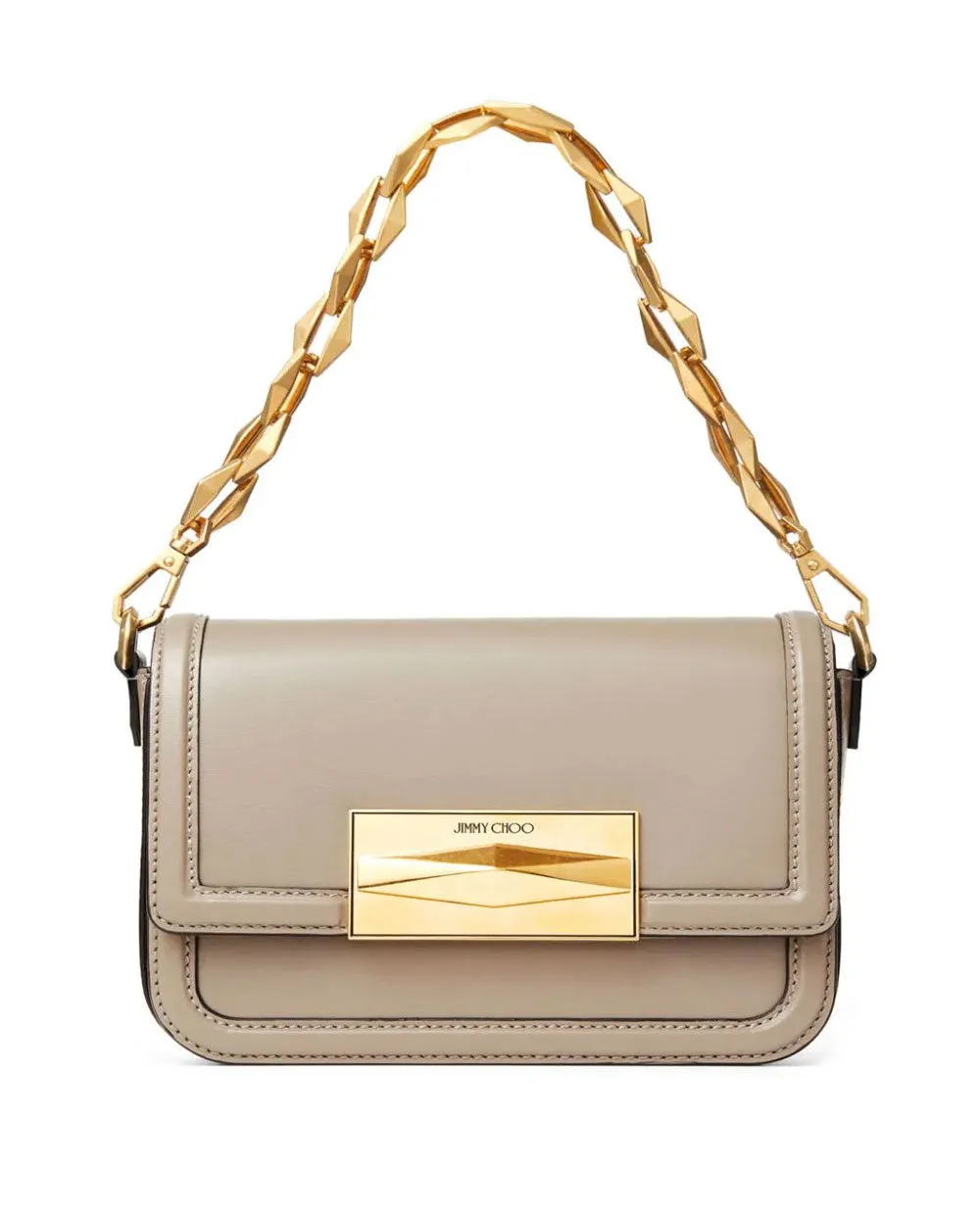 Diamond Crossbody Bag in Taupe