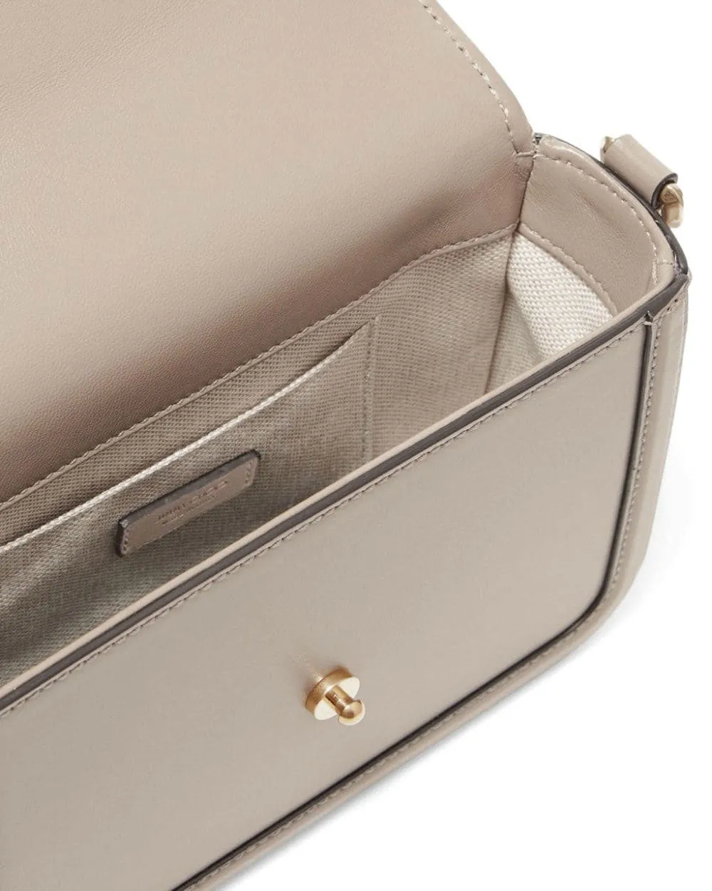 Diamond Crossbody Bag in Taupe