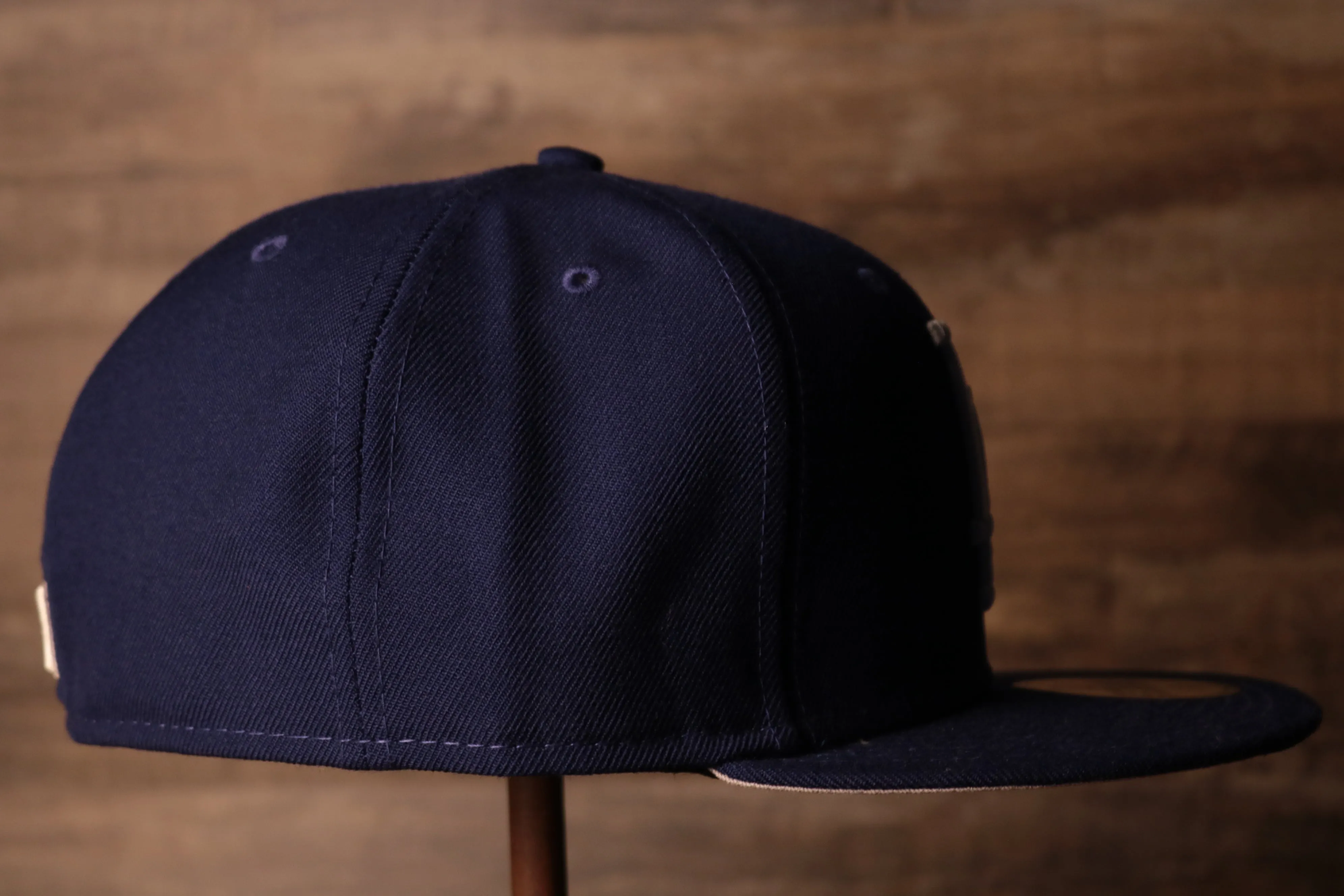 Dodgers Gray Bottom Fitted Cap | Los Angeles Dodgers Grey Bottom Royal Blue Fitted Hat