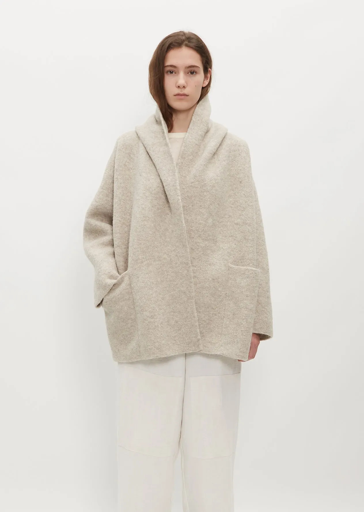 Double Face Alpaca and Wool Coat