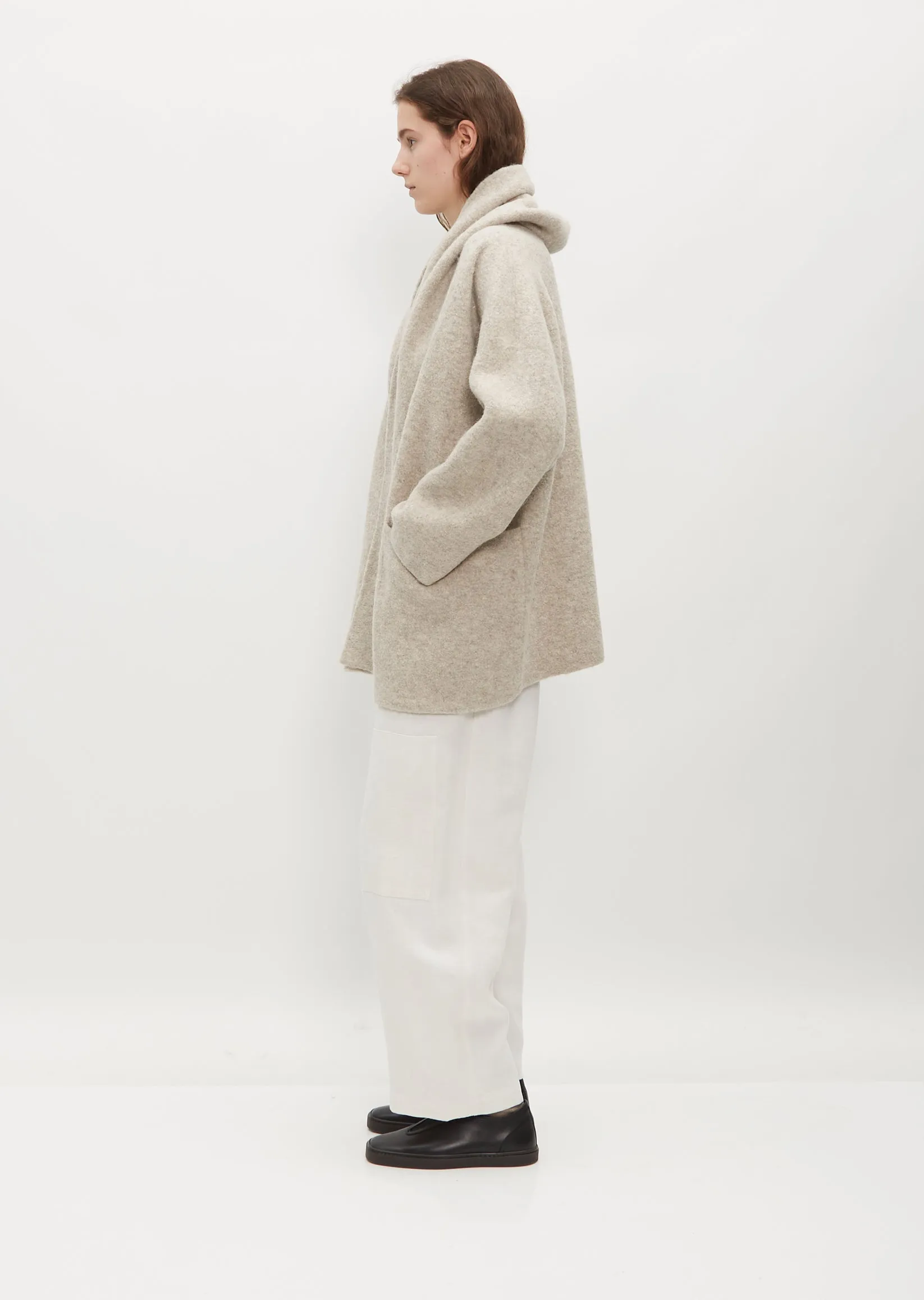 Double Face Alpaca and Wool Coat