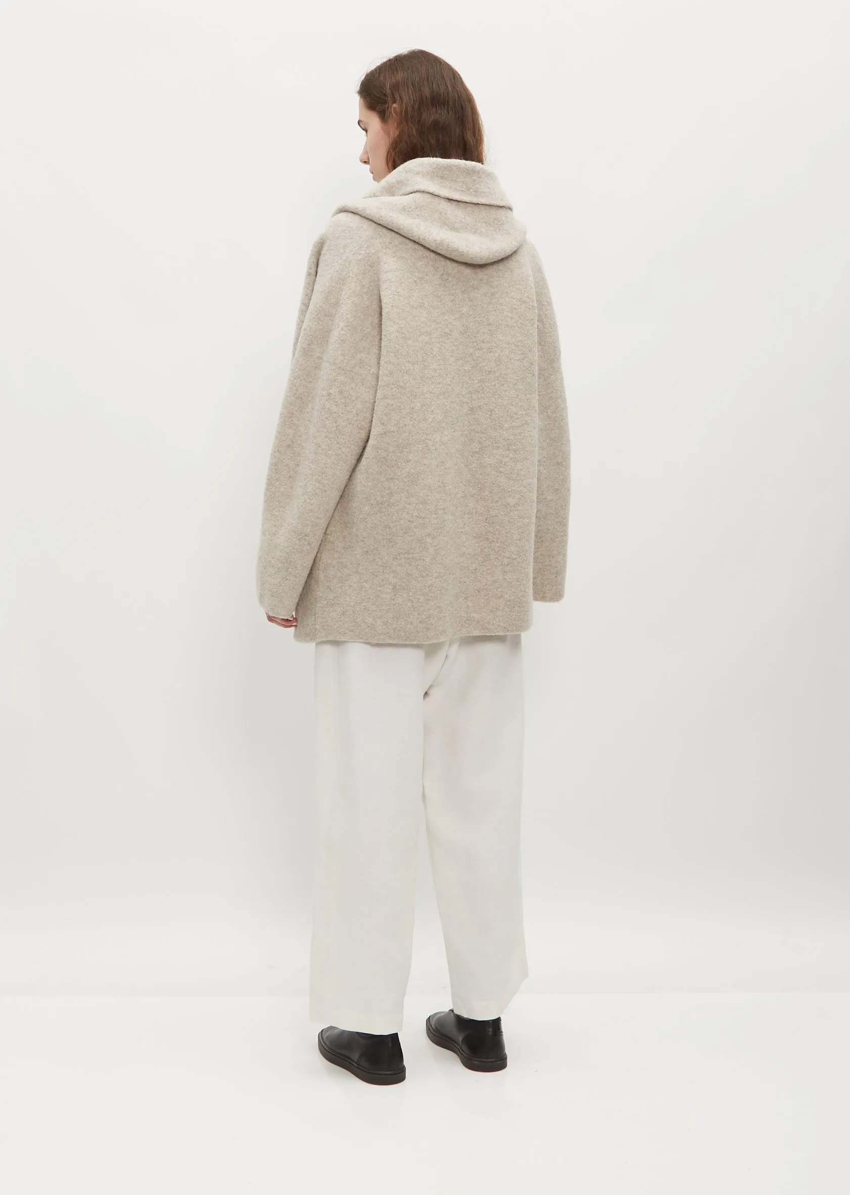 Double Face Alpaca and Wool Coat