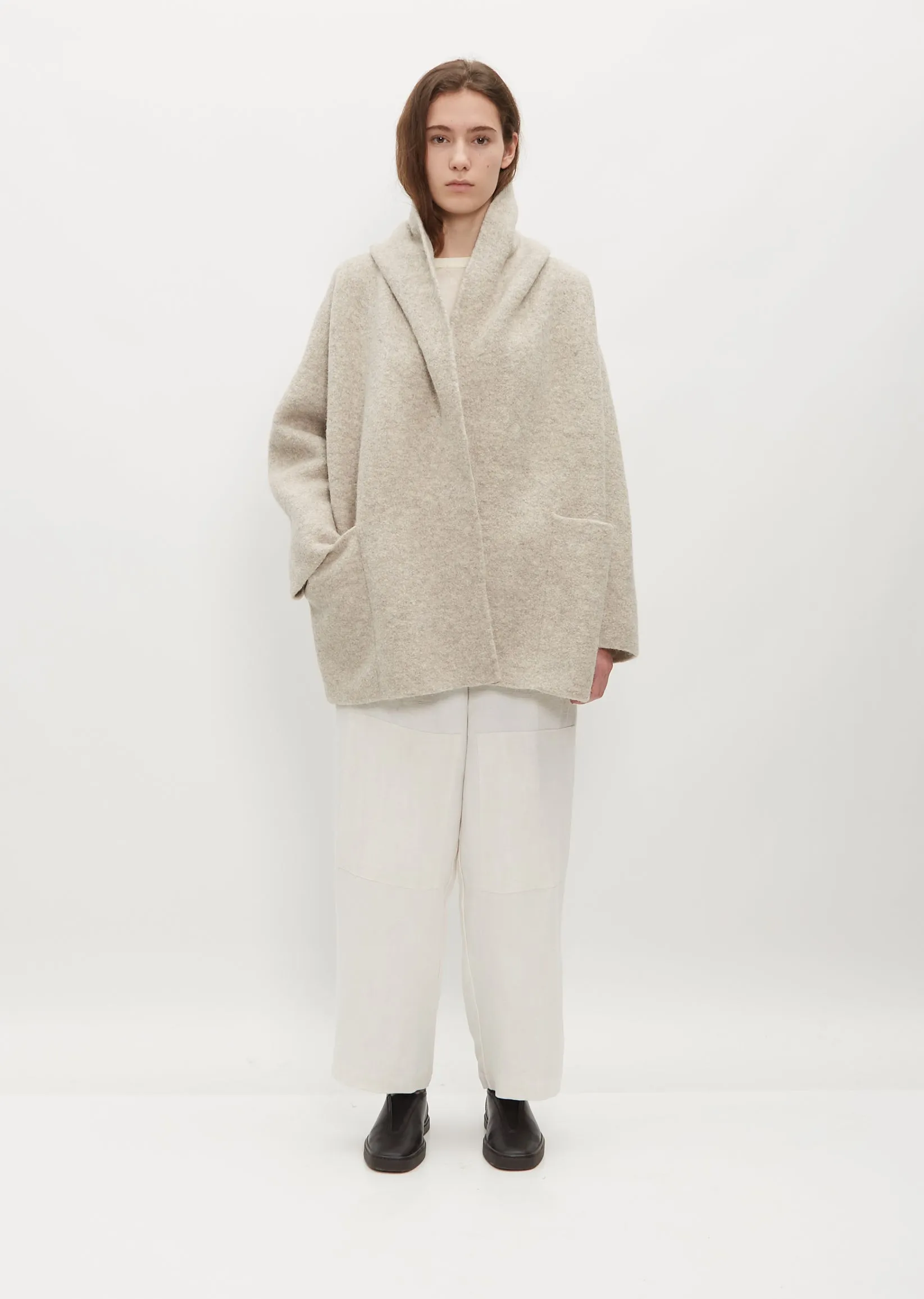 Double Face Alpaca and Wool Coat