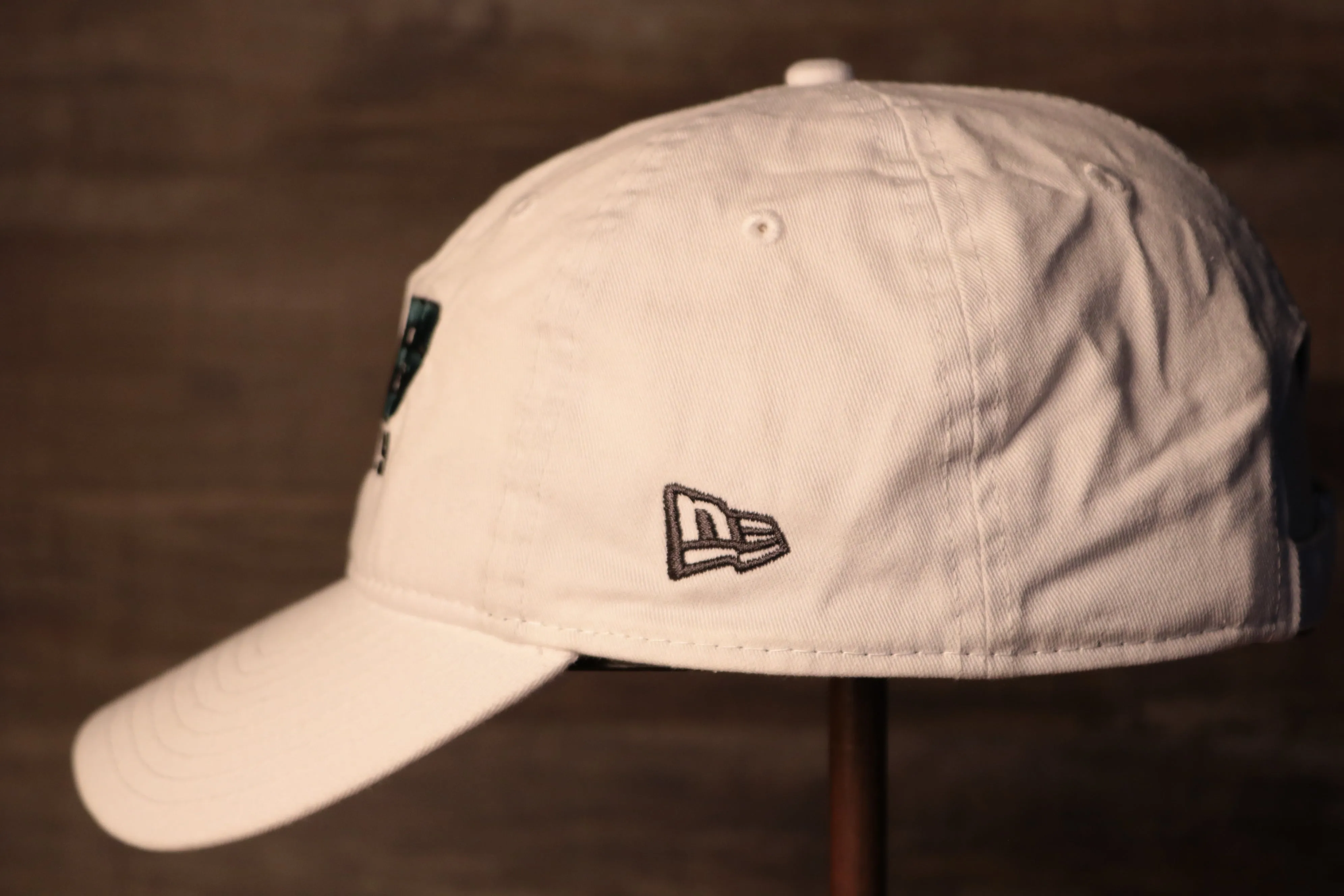 Eagles White Dad Hat | Philadelphia Eagles Fly Eagles Fly White Baseball Cap