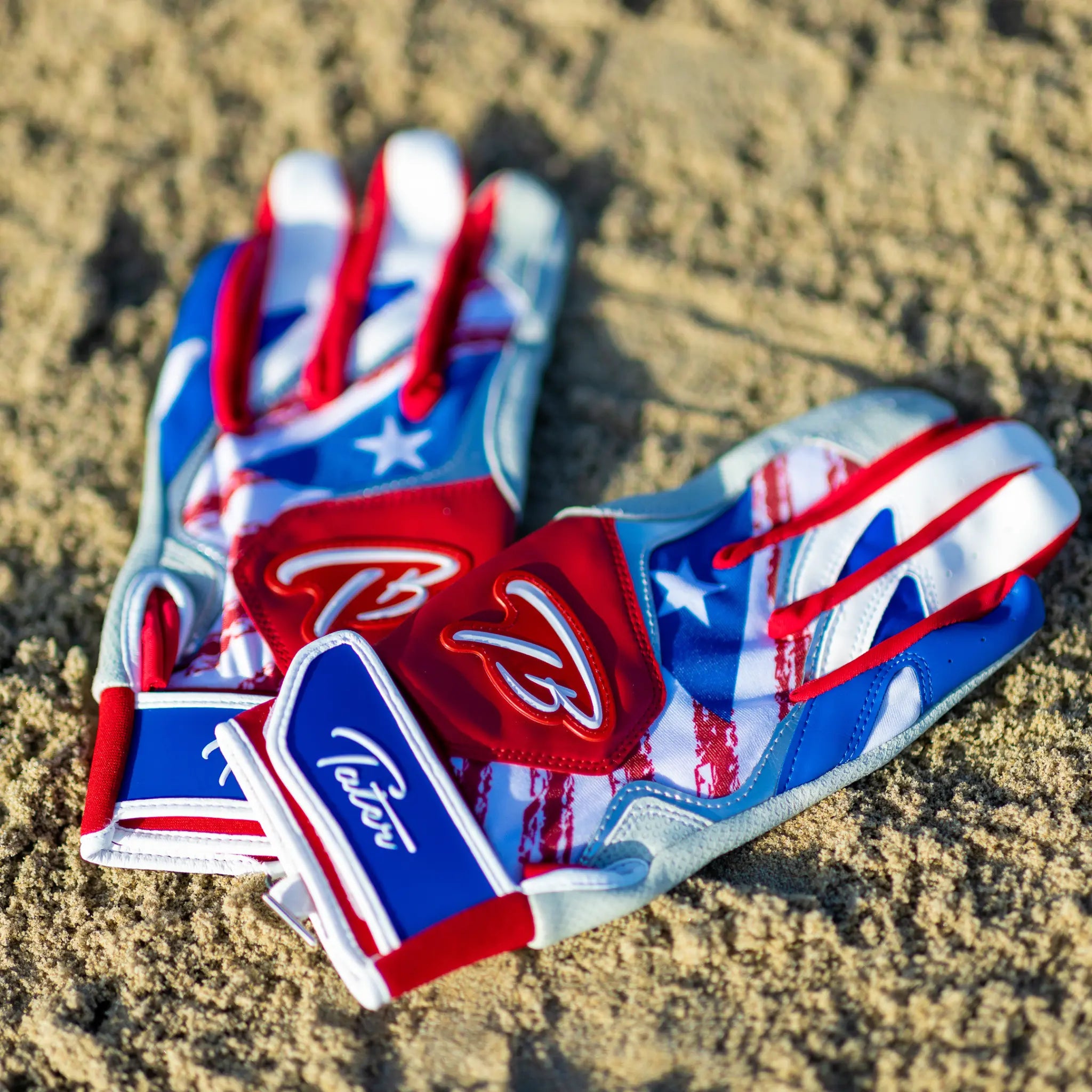 El Perreo - Puerto Rico Flag Zanda Batting Gloves