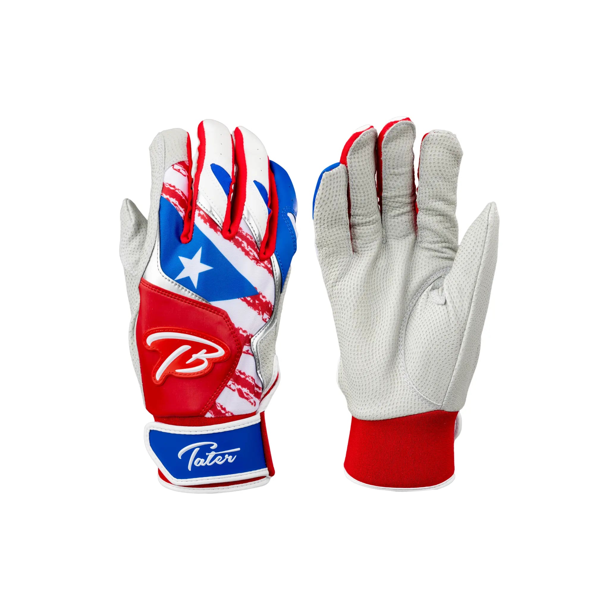 El Perreo - Puerto Rico Flag Zanda Batting Gloves